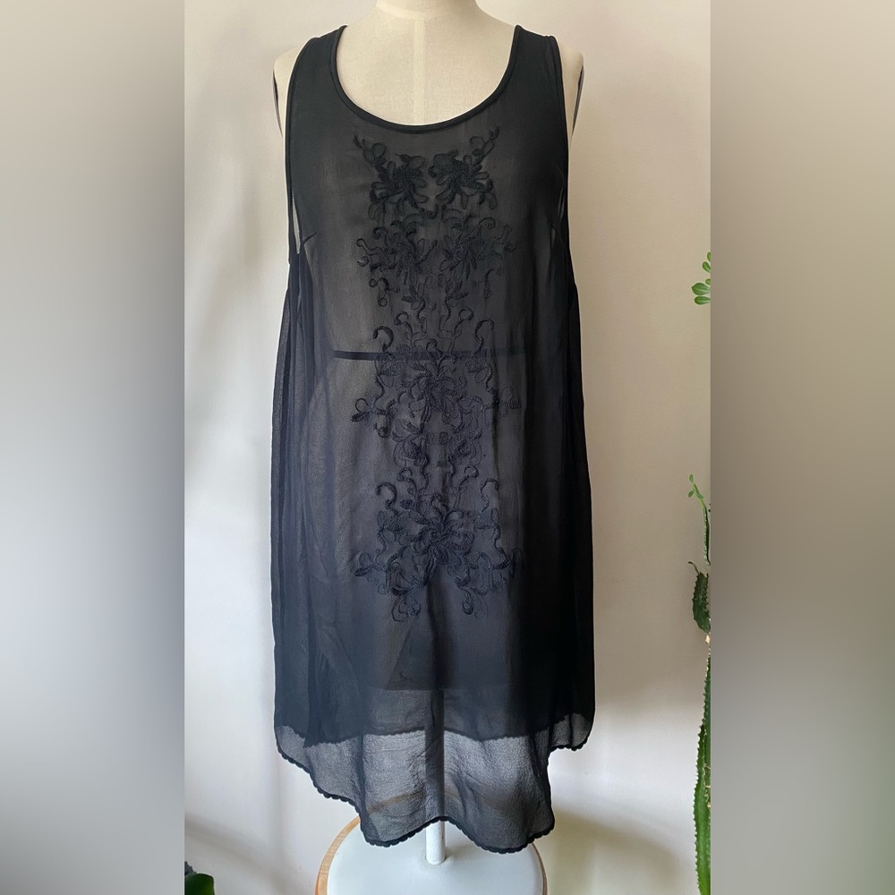 Wilfred Silk Overlay Dress